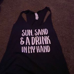 Black tank top. Brand: Bella + canvas Size: M